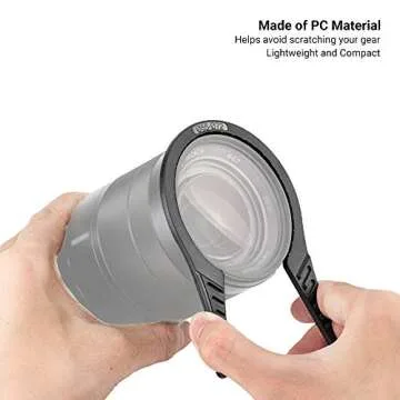 2 Packs Camera Lens Filter Wrench Kit, CPL UV ND Filter Removal Wrench Tool Set, Fit 55mm-72mm 77mm-95mm Lens Thread for Canon Nikon Sony Fujifilm Olympus Panasonic and Other Camera