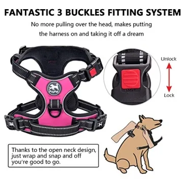 Comfortable Reflective No Pull Dog Harness for Pets