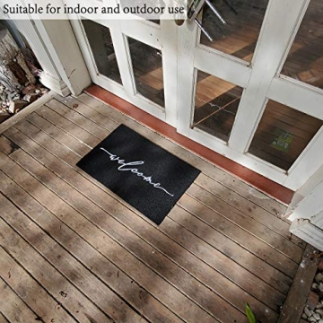 AAZZKANG Welcome Mat Easy to Clean Indoor Outdoor Doormat