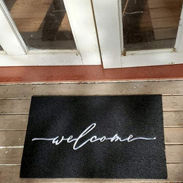 AAZZKANG Welcome Mat Easy to Clean Indoor Outdoor Doormat