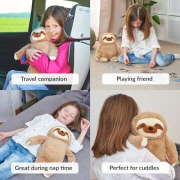 ODOXIA Weighted Sloth for Anxiety Relief | Stuffed Plushie