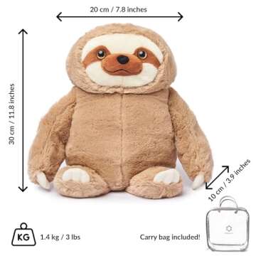 ODOXIA Weighted Sloth for Anxiety Relief | Stuffed Plushie