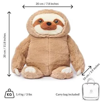 ODOXIA Weighted Sloth for Anxiety Relief | Stuffed Plushie