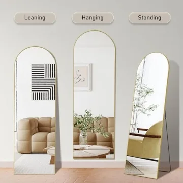 OLIXIS Arched Full Length Mirror for Home Decor