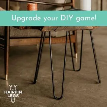DIY Hairpin Legs 22" Heavy-Duty Set - Made in USA