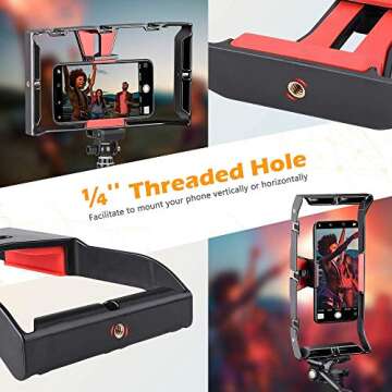 Zeadio Smartphone Video Rig for iPhone & Android Phones