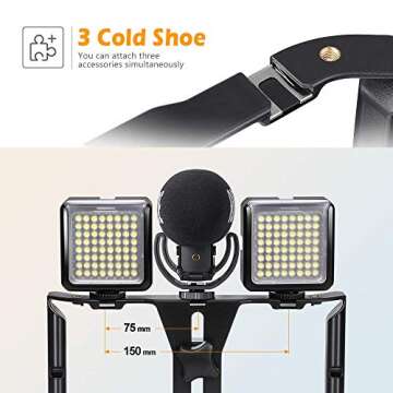 Zeadio Smartphone Video Rig for iPhone & Android Phones