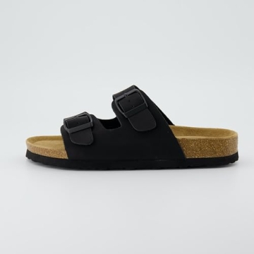 CUSHIONAIRE Women's Lane Cork Footbed Sandals For Comfort