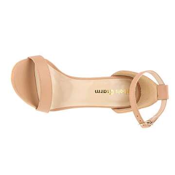 Heels Charm Open Toe Strappy Heeled Sandals for Women