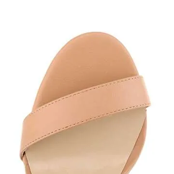 Heels Charm Open Toe Strappy Heeled Sandals for Women