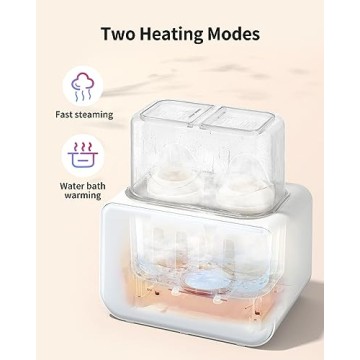 Grownsy 10-in-1 Baby Bottle Warmer with Accurate Temp Control