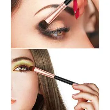 Premium 16 Pcs Eye Makeup Brushes Set for All Ages