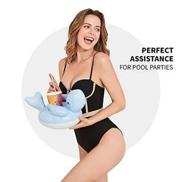 Green Vivid Inflatable Drink Holder 12 Pack,Pool Drink Holder Floats for Parties and Kids Water Fun Toys,Drink Floats for Pool