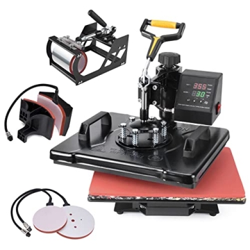 Slendor 5 in 1 Heat Press Machine Perfect for Custom Gifts