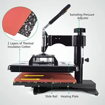 Slendor 5 in 1 Heat Press Machine Perfect for Custom Gifts