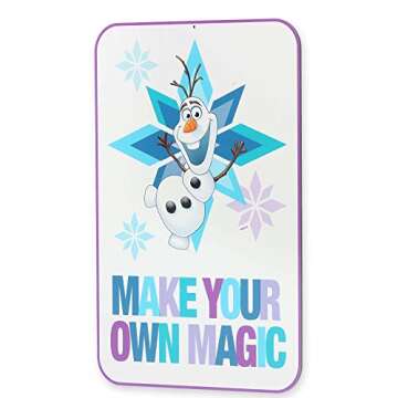 Disney Frozen Olaf Make Your Own Magic Metal Sign for Kids' Rooms