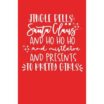 Christmas Journal, Holiday Season Journal, Ho Ho Ho Jingle Bells , Daily Journal 150 Lined Pages