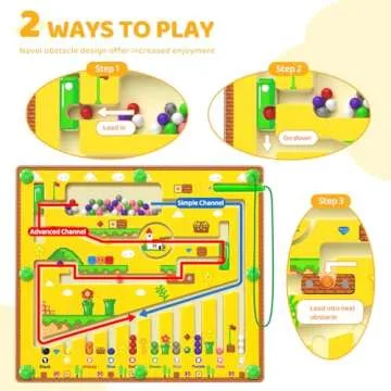 Kickduck Magnetic Color and Number Maze for Toddlers