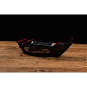 Elegant Japanese Sushi Boat Serving Tray for Entertaining