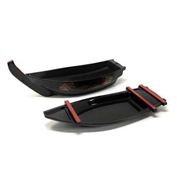 Elegant Japanese Sushi Boat Serving Tray for Entertaining