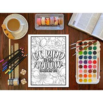 Bible Verse Coloring Book for Girls