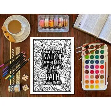 Bible Verse Coloring Book for Girls