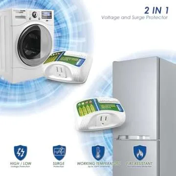 Surge Protector Combo for Refrigerator and Washing Machine