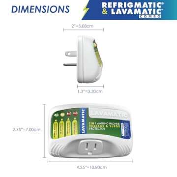 Surge Protector Combo for Refrigerator and Washing Machine