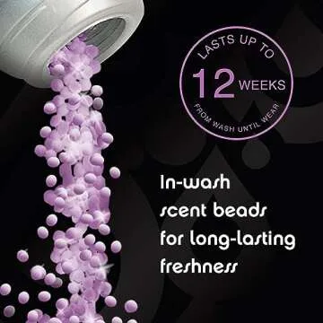Downy Unstopables Laundry Scent Booster Beads for Washer, Lush, 26.5 oz, Lavender, Vanilla