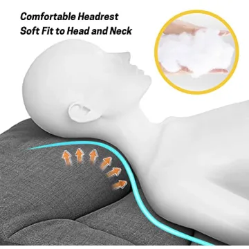 ATORPOK Camping Cot with Cushion and Pillow for Adults