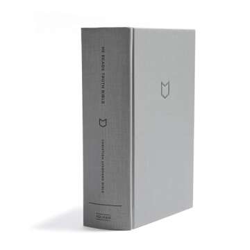 CSB He Reads Truth Bible, Charcoal Cloth Over Board, Black Letter, Wide Margins, Journaling Space, Illustrations, Reading Plans, Easy-to-Read Bible Serif Type