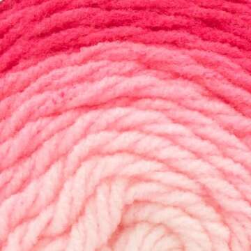 Lion Brand Yarn Mandala Gradient, Multicolor Yarn for Knitting, Crochet and Crafting, Hot Pink, 1 Pa...