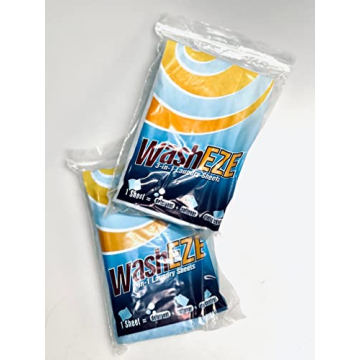WashEZE Travel Friendly Laundry Sheets for 20 Loads