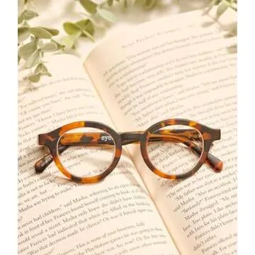 eyebobs TV Party Unisex Premium Readers, Teal Front with Tortoise Temples, 1.25 Magnification