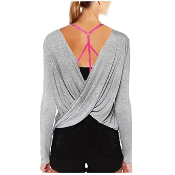 AKAMC Women's Medium Support Sports Bras 3 Pack