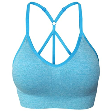 AKAMC Women's Medium Support Sports Bras 3 Pack