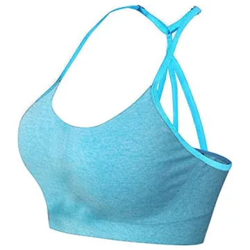 AKAMC Women's Medium Support Sports Bras 3 Pack