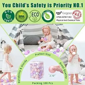 GOGOSO Soft Pit Balls for Toddlers - Safe Play Fun