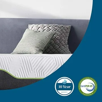 LUCID 12 Inch Latex Hybrid Mattress - Comfort and Support