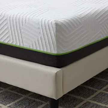 LUCID 12 Inch Latex Hybrid Mattress - Comfort and Support