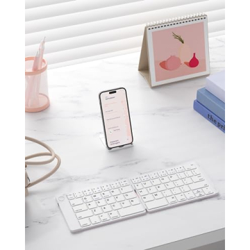 Samsers Foldable Bluetooth Keyboard for Travel and Work