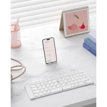 Samsers Foldable Bluetooth Keyboard for Travel and Work