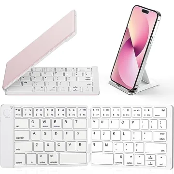Samsers Foldable Bluetooth Keyboard for Travel and Work