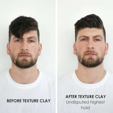 Extreme Hold Men's Hair Clay for Textured Styles