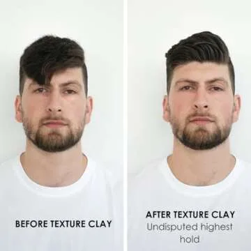 Extreme Hold Men's Hair Clay for Textured Styles