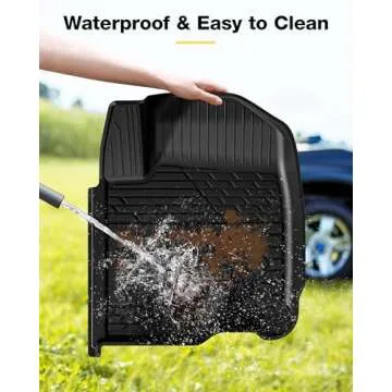 Premium 3W TPE Floor Mats for Chevy Silverado & GMC Sierra