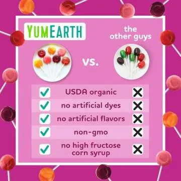 YumEarth Organic Vitamin C Lollipops - Allergy Friendly Treats
