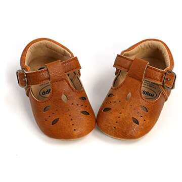 Baby Girls Mary Jane Flats Shoes for First Walkers