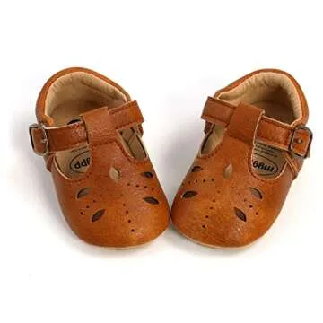 Baby Girls Mary Jane Flats Shoes for First Walkers