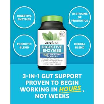 Zenwise Health Digestive Enzymes and Probiotics for Gut Relief